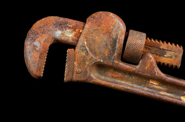 Verroeste pipe wrench — Stockfoto