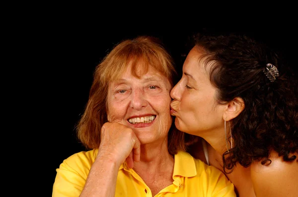 Mothers Day Kiss — Stock Photo, Image