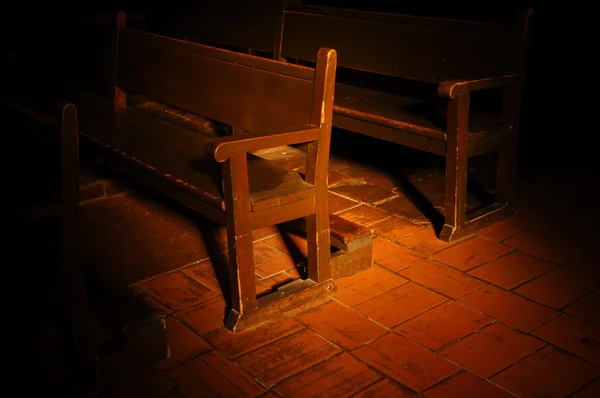 教会の座席 — ストック写真