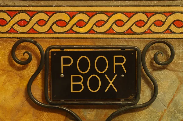 Povera scatola — Foto Stock
