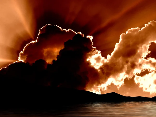 Схід сонця озера Тахо — стокове фото