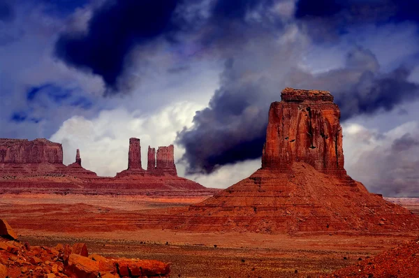 Passing Storm, Monument Valley — Stock Photo, Image