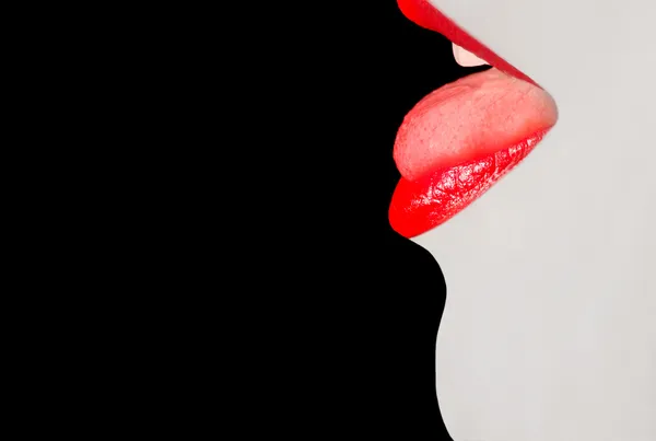 Os lábios — Fotografia de Stock