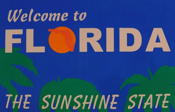 Bienvenido a Florida — Foto de Stock