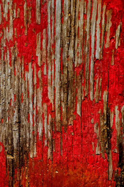 Pintura roja gastada — Foto de Stock