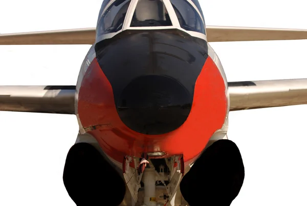 Военный реактивный самолет — стоковое фото
