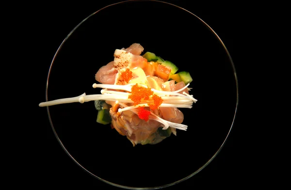 日本の魚介のタルタル — ストック写真