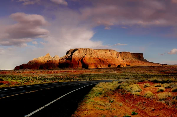 El camino a Monument Valley — Foto de Stock