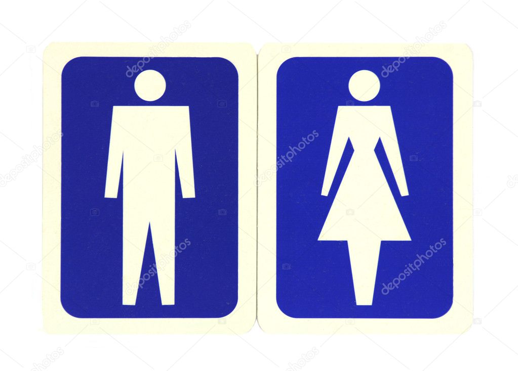 Man Woman Rest room — Stock Photo © rinderart #3911006