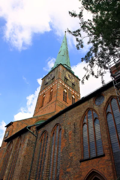 Kyrkan i Lübeck — Stockfoto