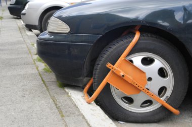 Wheel Clamp clipart