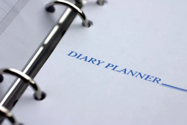 Dagboek planner — Stockfoto