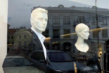 Two mannequins clipart