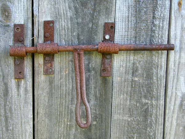 Old Barn Door Latch — Stock Photo, Image
