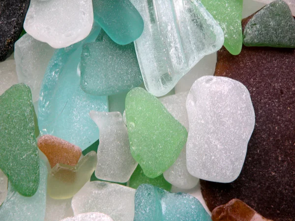 Rounded glass stones — Stock Photo, Image
