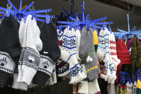 Calcetines de lana en venta — Foto de Stock