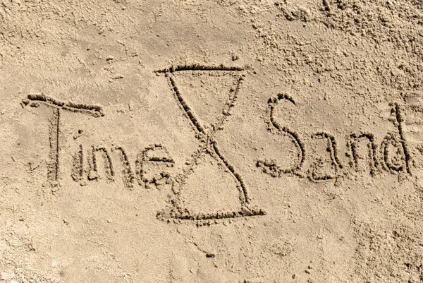 Tempo di sabbia — Foto Stock