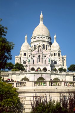 Basilique du Sacre-Coeur, B. d. S. (Basilica of the Sacred Heart) . Paris clipart