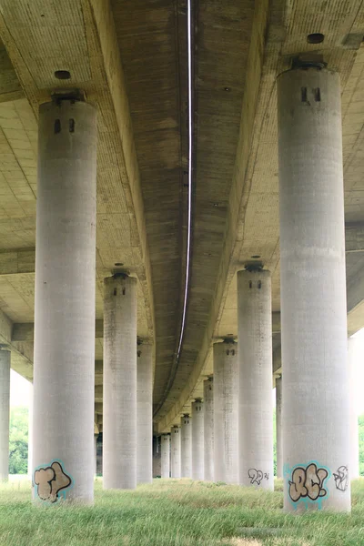 stock image Under Highway in Germany between Giessen and Wetzlar