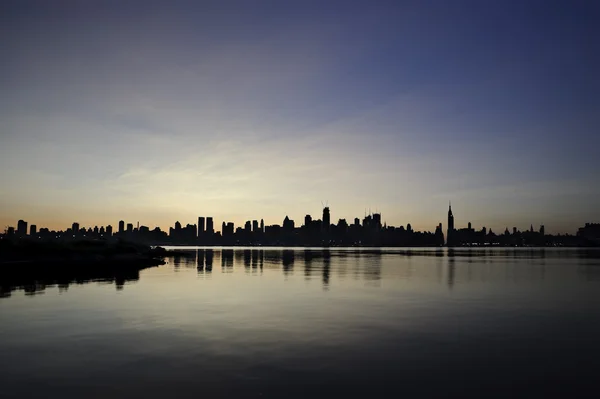 Manhattan nascer do sol Fotos De Bancos De Imagens Sem Royalties
