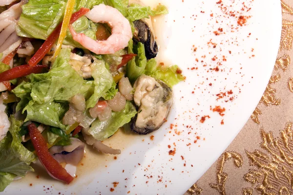 Salade van zeevruchten — Stockfoto