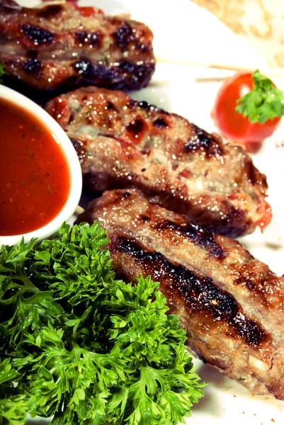 Carne frita — Fotografia de Stock