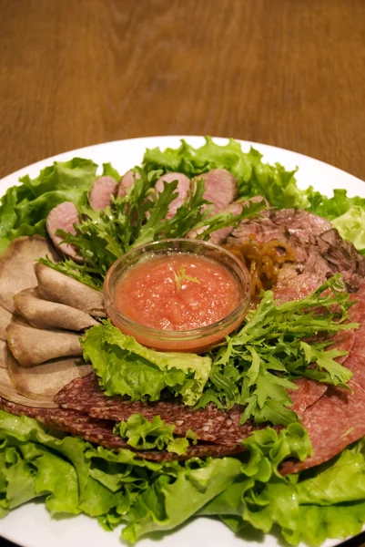Meat appetizer — Stock Photo, Image