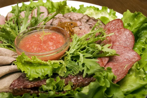 Meat appetizer — Stock Photo, Image
