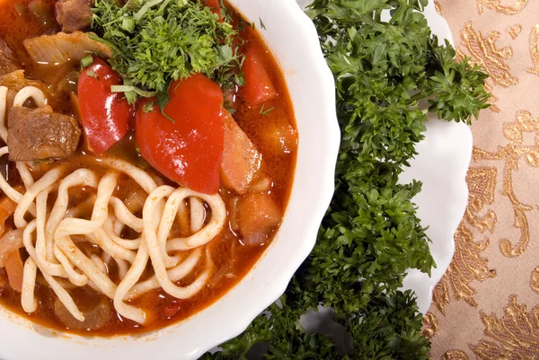 Forró étvágygerjesztő leves — Stock Fotó
