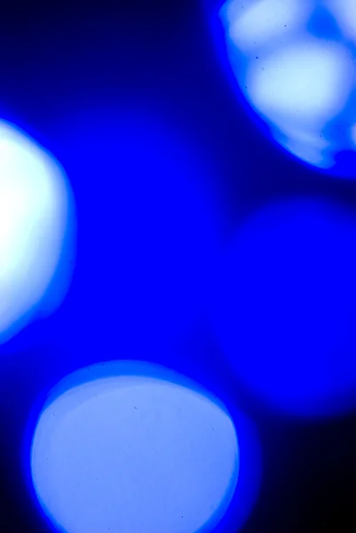 青のきらびやかなライト — ストック写真