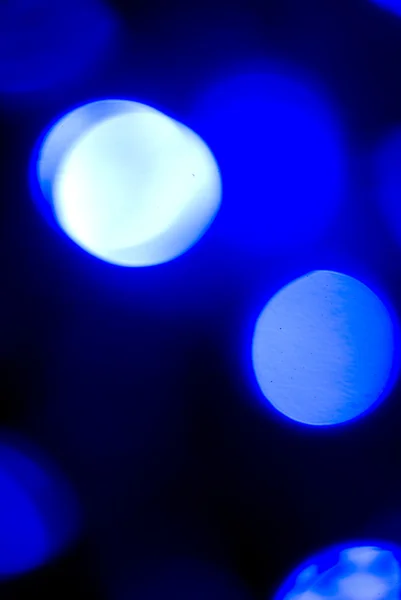 Lumières bleues scintillantes — Photo
