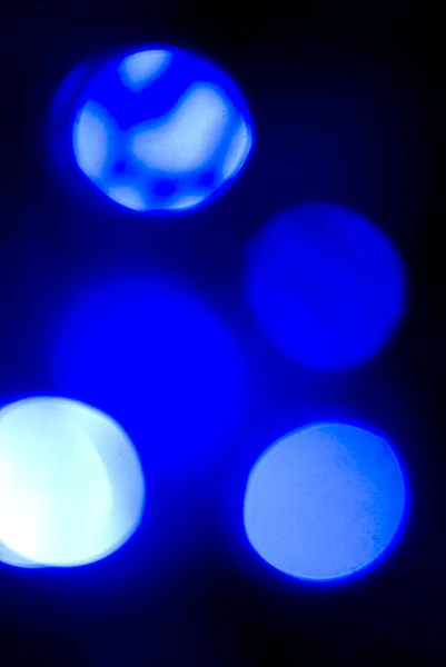 Luci blu scintillanti — Foto Stock