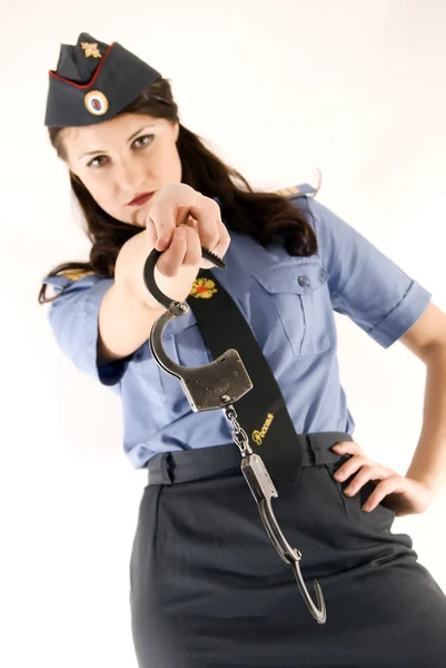 Politieagent close-up — Stockfoto
