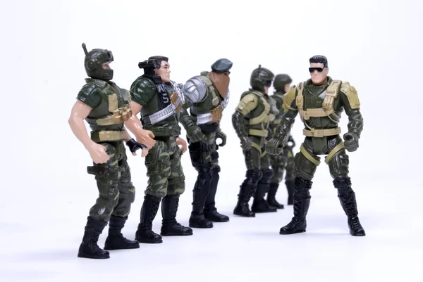 Żołnierze zabawek — Zdjęcie stockowe