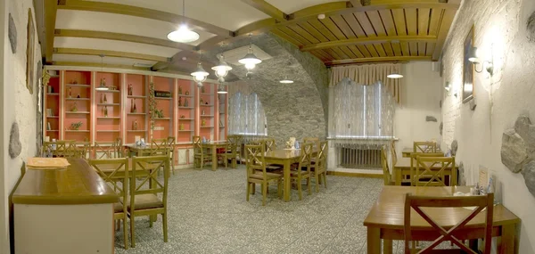 Innenraum Des Kleinen Restaurantsaals — Stockfoto