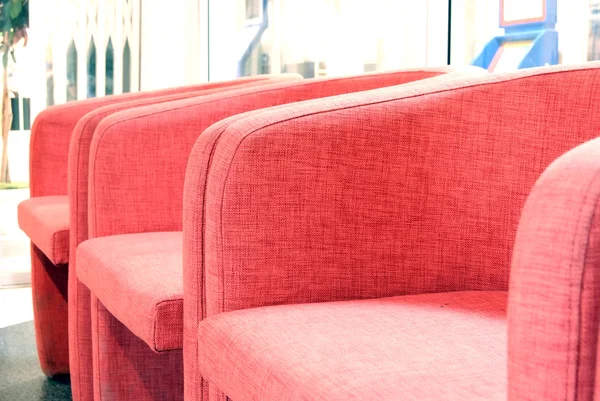 Czerwone fotele — Zdjęcie stockowe