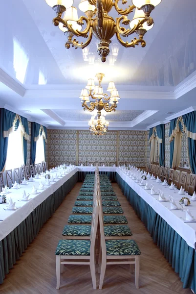 Luxuoso Salão Banquetes Estilo Clássico — Fotografia de Stock