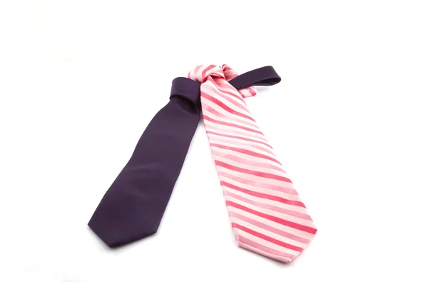 Gravata roxa e rosa — Fotografia de Stock
