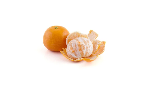 Peeled mandarin — Stock Photo, Image