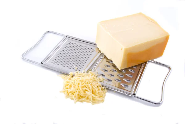 Rallador con queso —  Fotos de Stock
