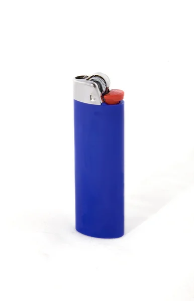 Modrý zapalovač — Stock fotografie