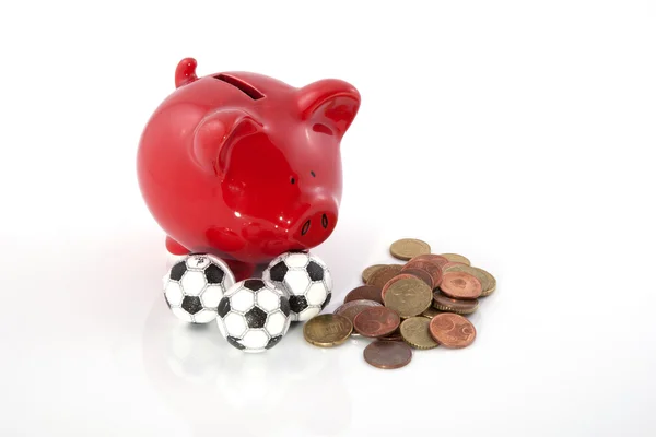 Fútbol mundo necesita dinero — Foto de Stock