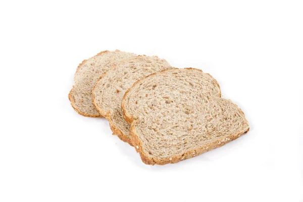 Три куска хлеба — стоковое фото