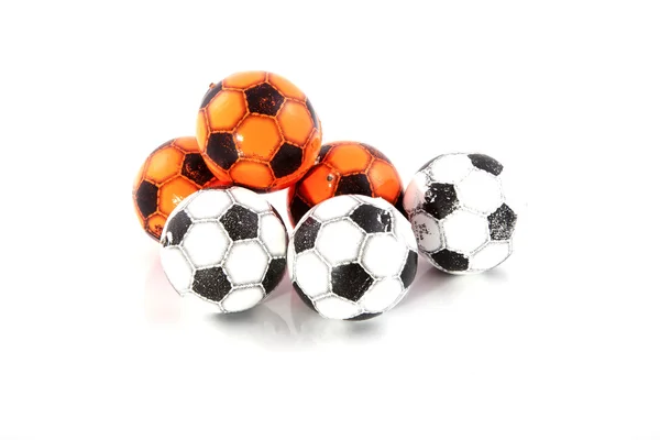 Balles de football — Photo