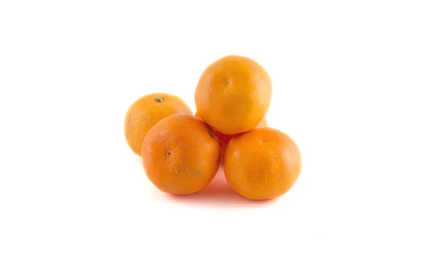 Several mandarins Stock Photo