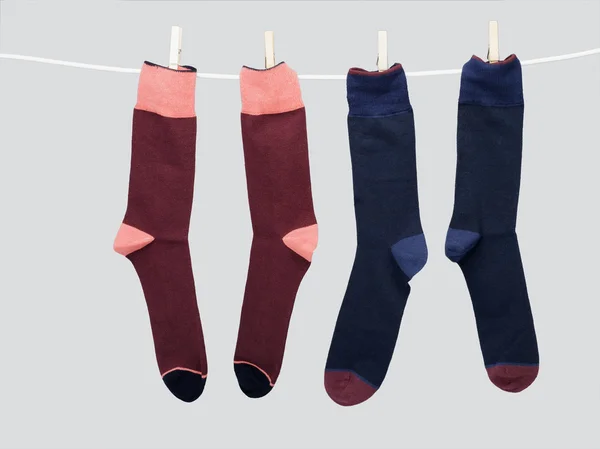 Zwei Paar Socken — Stockfoto