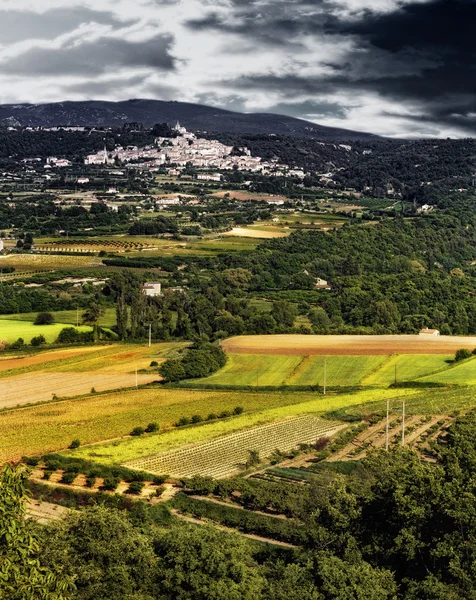 Landschaft des Luberon — Stockfoto
