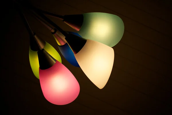 Lampes multicolores Photos De Stock Libres De Droits