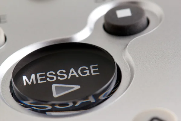 Play Message Button — Stock Photo, Image