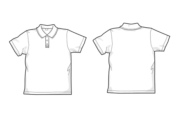 Camiseta Polo — Vetor de Stock